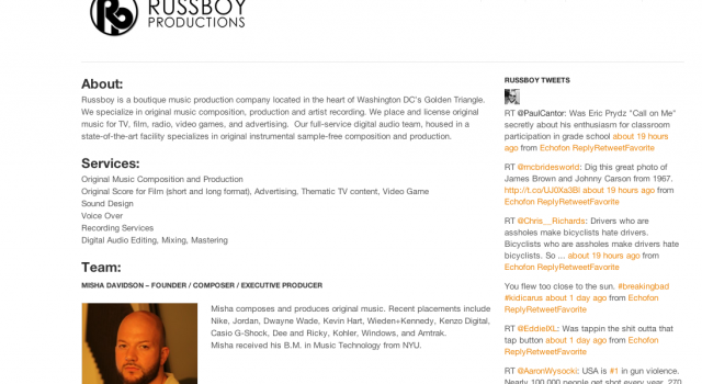 RussboyPro.com :: Website
